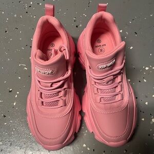 KIP WOK Chunky Sneakers for Women Fashion Platform Pink size 8